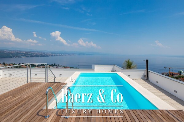 photo 2 Opatija, an attractive penthouse with a pool of 367 m2 NEW BUILDING