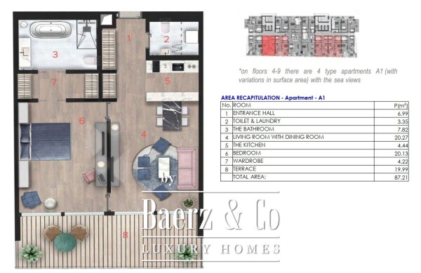 photo 15 Luxurious One Bedroom Apartment near the Sea in 5* Hotel