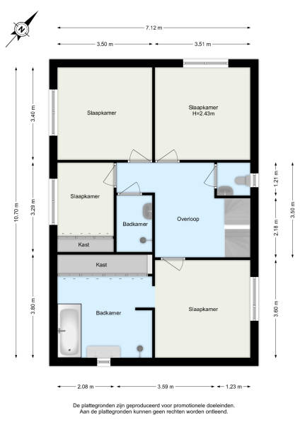 Floor Plan 3 - Lijsterlaan 2 b