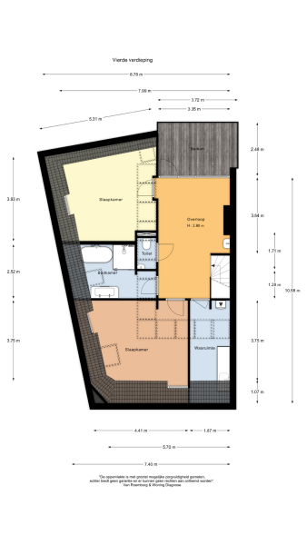 Floor Plan 5 - Nieuwe Spiegelstraat 26 B