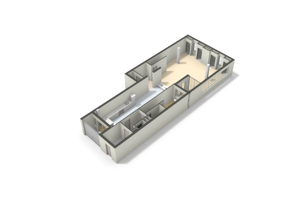 Floor Plan 4 - Eerste Van der Helststraat 1 D