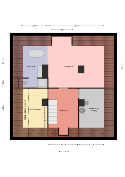 Floor Plan 3 - Op de Bies 29 b