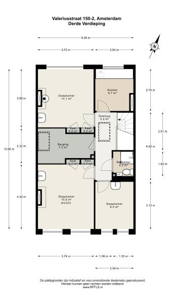 Floor Plan 3 - Valeriusstraat 150 2