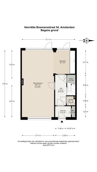 Floor Plan 1 - Henriëtte Bosmansstraat 54