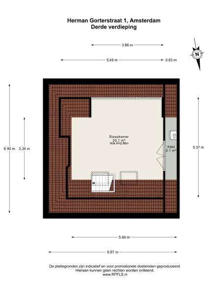 Floor Plan 4 - Herman Gorterstraat 1