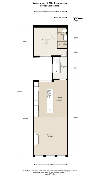 Floor Plan 5 - Keizersgracht 260