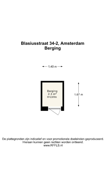 Floor Plan 3 - Blasiusstraat 34 2