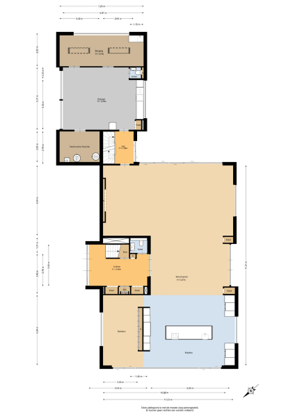Floor Plan 1 - Middelblok 77 a