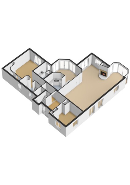 Floor Plan 3 - Wasbeeklaan 37