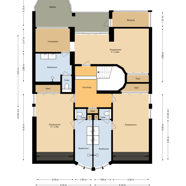 Floor Plan 2 - Roerdomperf 10