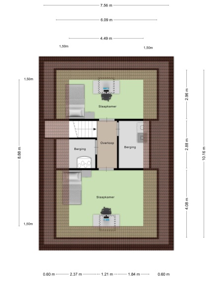 Floor Plan 3 - Korstiaen Bestebroerlaan 46