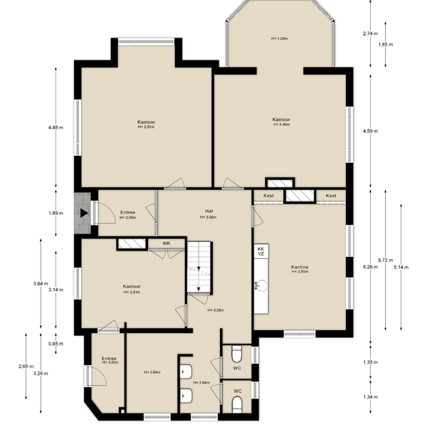 Floor Plan 1 - Emmalaan 1